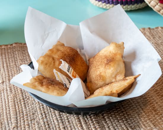 Sopapillas with honey and butter